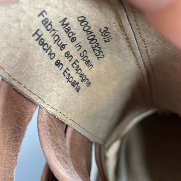 Free People | Jesse Cut Out Boots in English Tan Size Euro 39.5 US 9 NIB - Picture 9 of 10